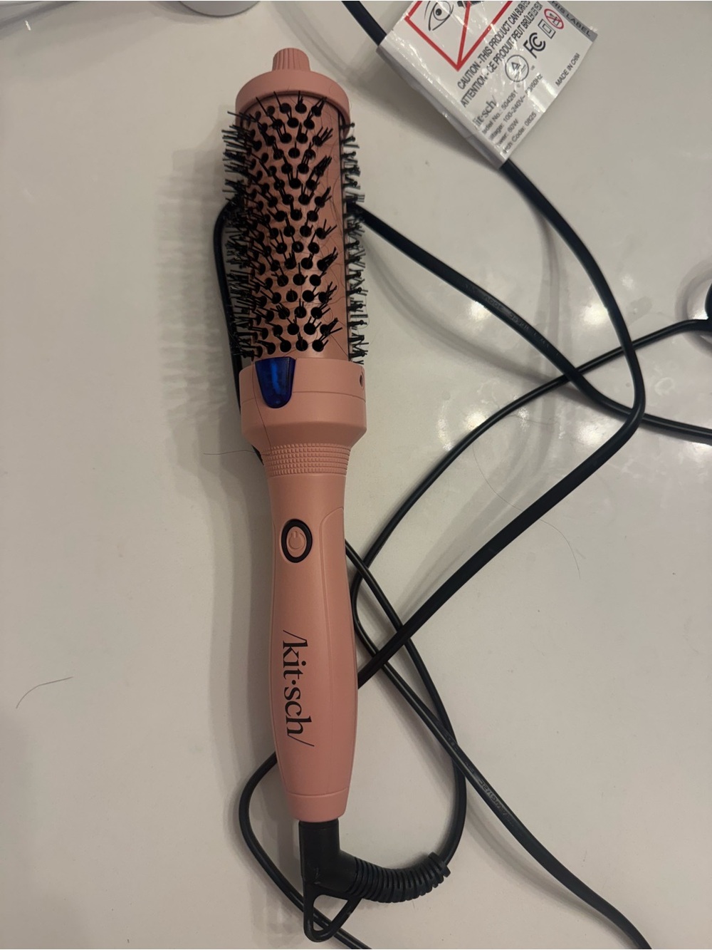 Kitsch Rose Pink Round Hot Air Brush Volumizer